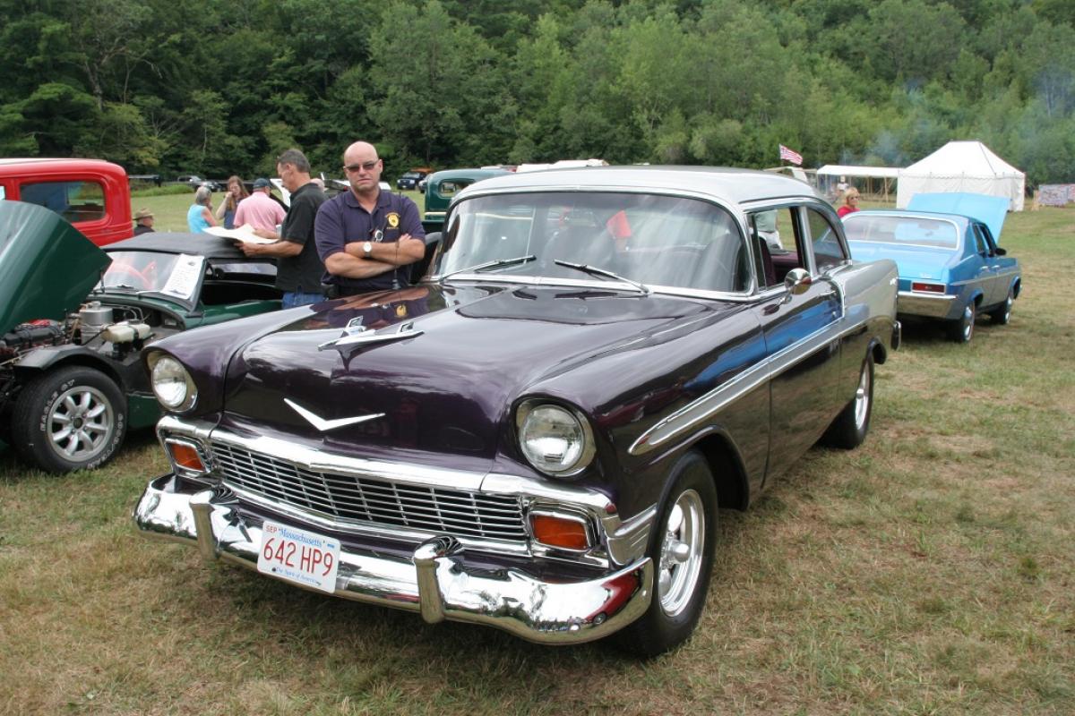 Vintage 57 Chevy at the 250th Anniversary Fair  in Sandisfield