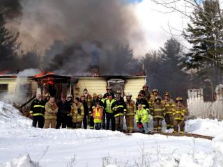 Fire Training Sandisfield Fire Department group picture