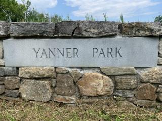Yanner Park sign in Sandisfield