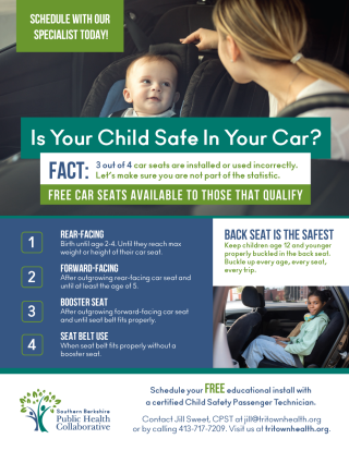 Schedule a free car seat fitting today!