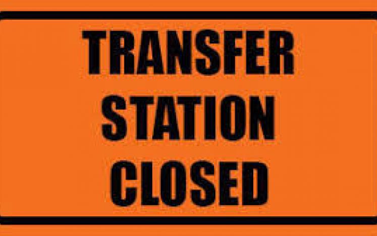 transfer station closed